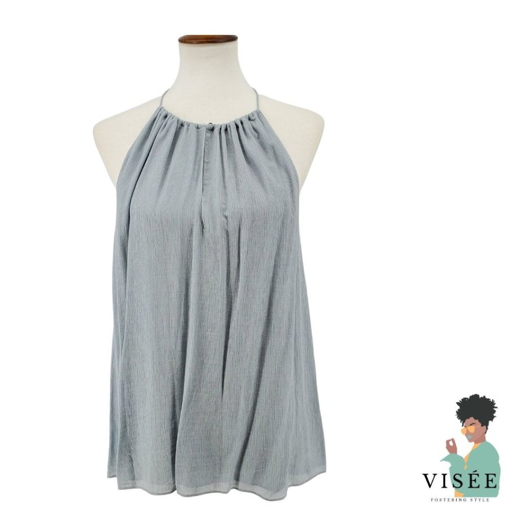 Haute Hippie Celeste Keyhole Racerback Crepe Top